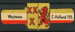 Wapen van Westmaas/Arms (crest) of Westmaas