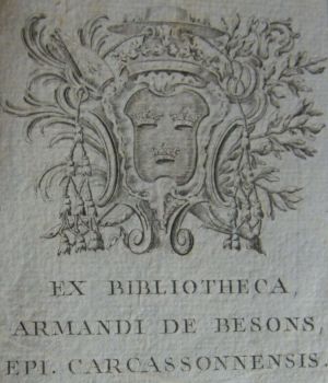 Arms (crest) of Armand Bazin de Bezons