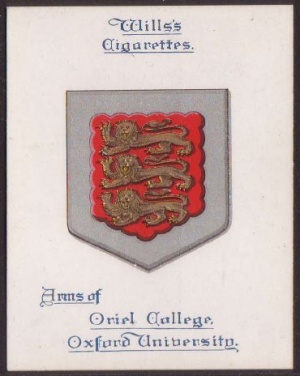 Coat of arms (crest) of Oriel College (Oxford University)