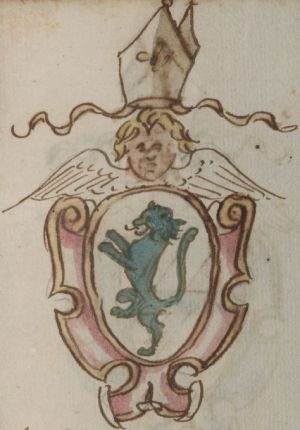 Arms (crest) of Angelo Acciaiuoli Sr.