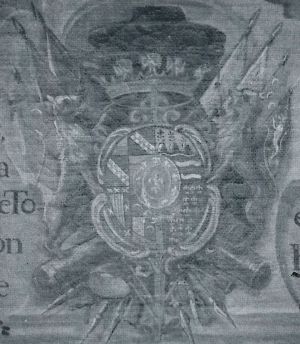 Arms of Francisco del Castillo y Veintimilla