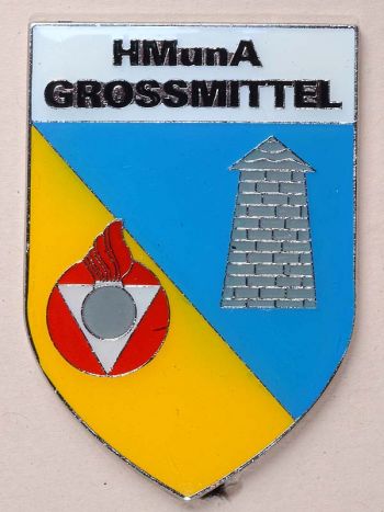 Coat of arms (crest) of the Army Munitions Establishment Grossmittel, Austria Army