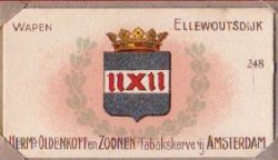 Wapen van Ellewoutsdijk/Arms (crest) of Ellewoutsdijk