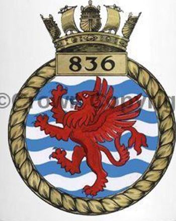 Coat of arms (crest) of the No 836 Squadron, FAA