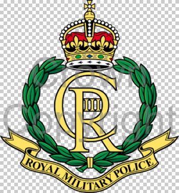 Arms of Royal Military Police, AGC, British Army
