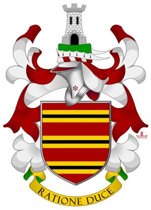 Arms of Stephen Graham Auldred Keely