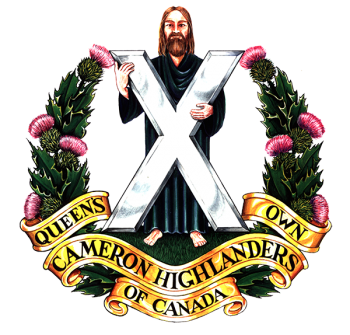 Coat of arms (crest) of the The Queen's Own Cameron Highlanders of Canada, Canadian Army