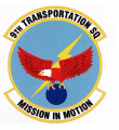 9th Transportation Squadron, US Air Force.png