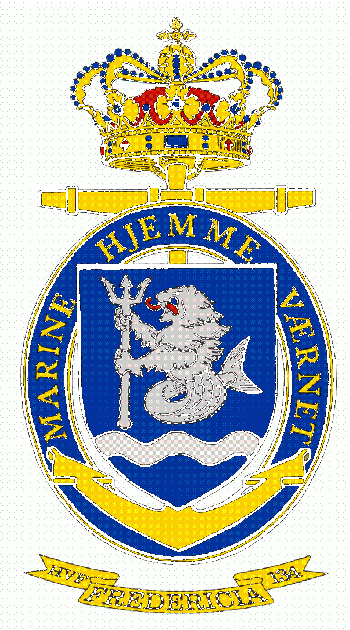 Coat of arms (crest) of the Home Guard Flotilla 134 Fredericia, Denmark