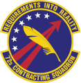 72nd Contracting Squadron, US Air Force.png