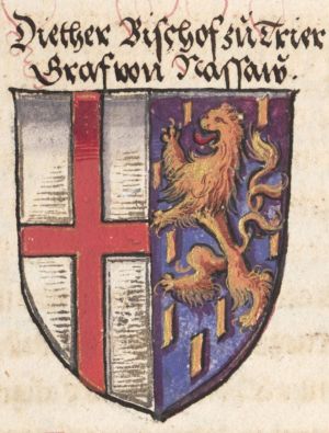 Arms of Dieter von Nassau