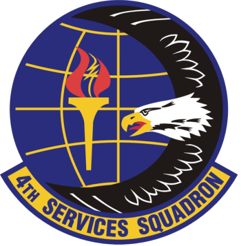 Arms of 4th Services Squadron, US Air Force