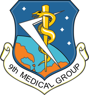 Coat of arms (crest) of the 9th Medical Group, US Air Force