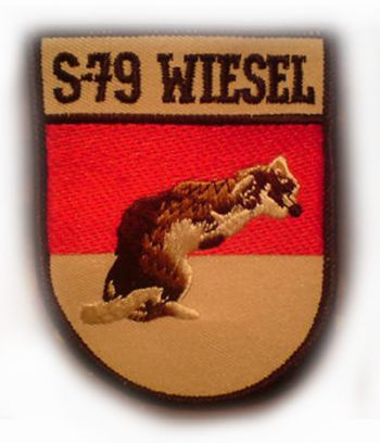 Coat of arms (crest) of the Fast Missile Boat Wiesel (S-79), German Navy