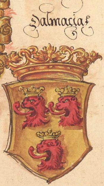 Wappen von Kingdom of Dalmatia/Coat of arms (crest) of Kingdom of Dalmatia