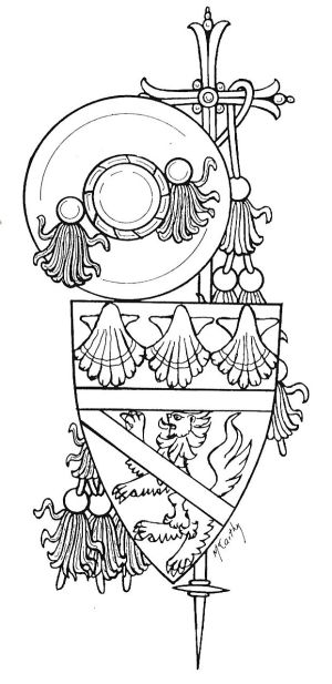 Arms (crest) of Andouin Aubert