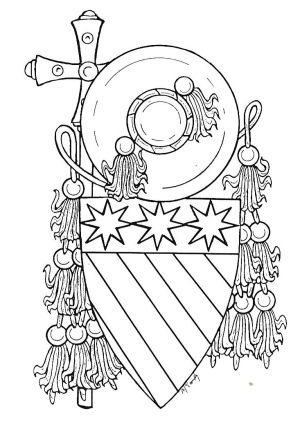 Arms (crest) of Pierre des Prés