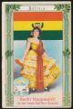 Arms, Flags and Types of Nations trade card Bolivia Hauswaldt Kaffee