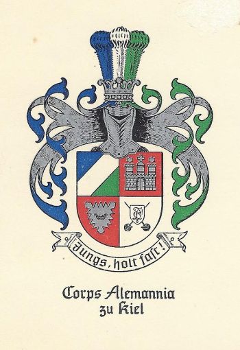 Coat of arms (crest) of Corps Alemania zu Kiel