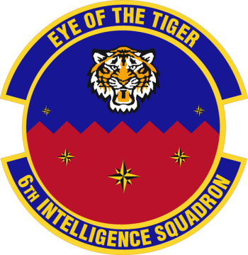 Coat of arms (crest) of the 6th Intelligence Squadron, US Air Force