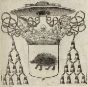 Arms (crest) of Augustin de Maupeou