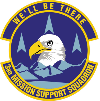 Arms of 3rd Mission Support Squadron, US Air Force
