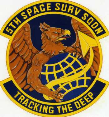 Coat of arms (crest) of the 5th Space Surveillance Squadron, US Air Force