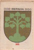 Wappen von Dietikon/Arms of Dietikon