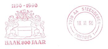 Wapen van Baak/Coat of arms (crest) of Baak