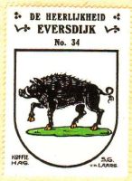 Wapen van Eversdijk/Arms (crest) of Eversdijk