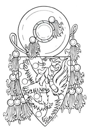 Arms (crest) of Hugues de Saint-Martial