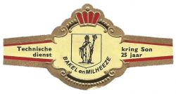 Wapen van Bakel en Milheeze/Arms (crest) of Bakel en Milheeze