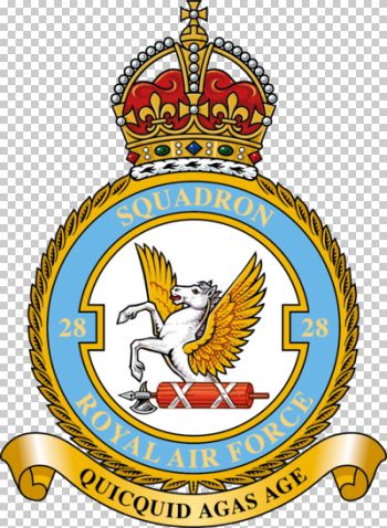 Coat of arms (crest) of No 28 Squadron, Royal Air Force