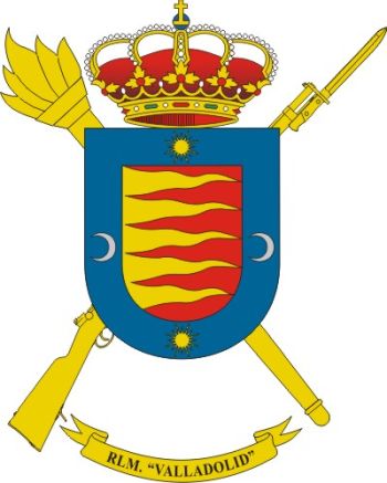 Coat of arms (crest) of the Valladolid Military Logistics Residency, Spanish Army