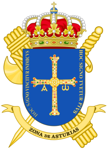 Arms of XIV Zone - Asturias, Guardia Civil