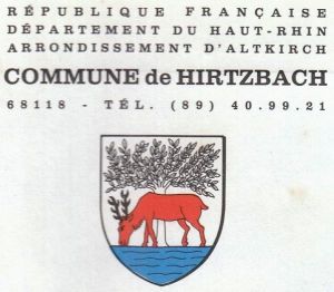 Blason de Hirtzbach/Coat of arms (crest) of {{PAGENAME
