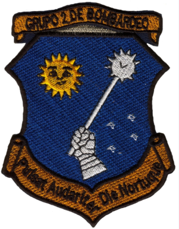 Coat of arms (crest) of the 2nd Bombardment Group, Air Force of Argentina