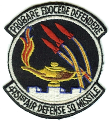 Coat of arms (crest) of the 4751st Air Defense Squadron, US Air Force