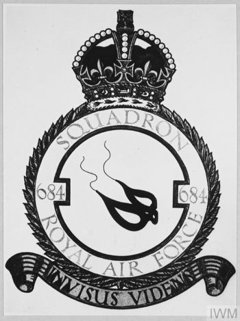 Coat of arms (crest) of the No 684 Squadron, Royal Air Force
