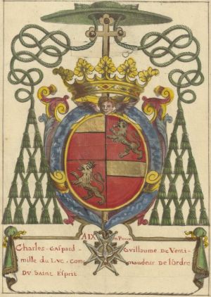 Arms of Charles-Gaspard-Guillaume de Vintimille du Luc