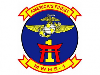 Coat of arms (crest) of the Marine Wing Headquarters Squadron (MWHS) 1 America's Finest, USMC