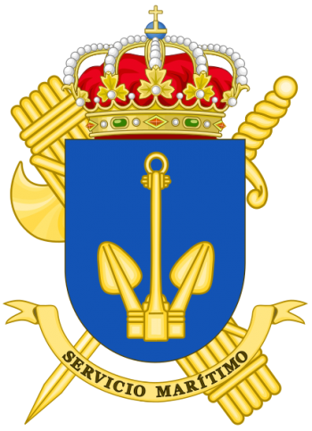 Coat of arms (crest) of Maritime Service, Guardia Civil