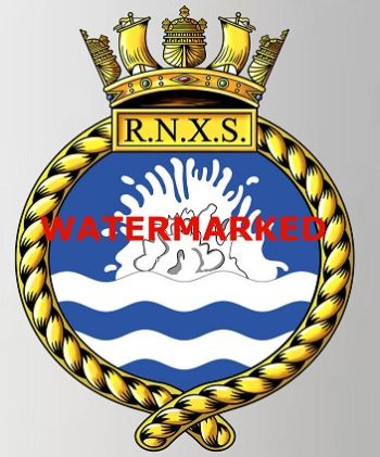 Coat of arms (crest) of the Royal Naval Auxiliary Service (RNXS), United Kingdom