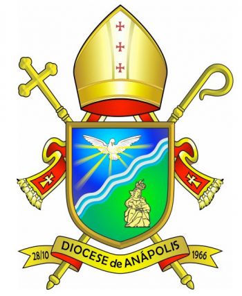 Arms (crest) of Diocese of Anápolis