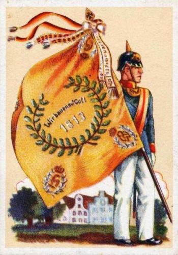 Coat of arms (crest) of 7th Thuringian Infantry Regiment No 96, Germany