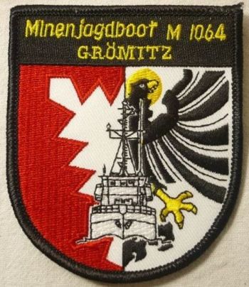 Coat of arms (crest) of the Mine Hunter Grömitz (M1064), German Navy
