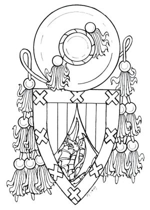 Arms (crest) of Bartolomé de la Cueva de Albuquerque