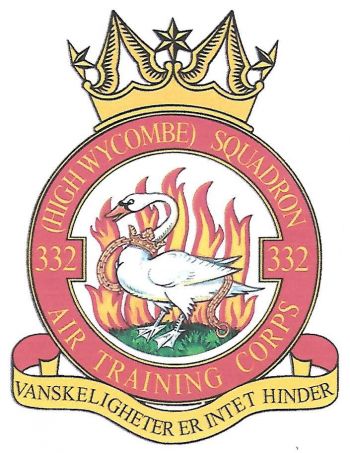 Coat of arms (crest) of the No 332 (High Wycombe) Squadron, Air Training Corps
