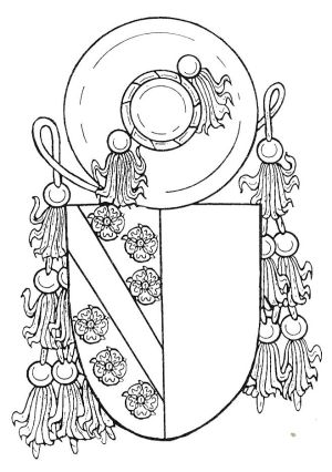 Arms (crest) of Gérard de la Garde