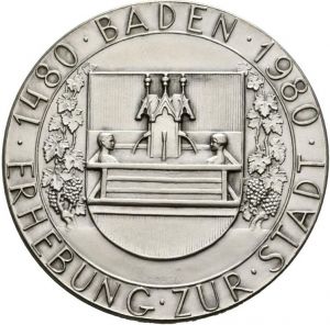 Coat of arms (crest) of Baden (Niederösterreich)